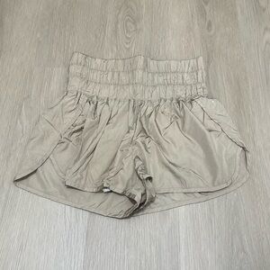 FP Movement by Free People Tan Athletic Shorts